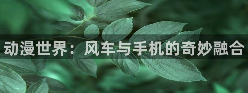 omofun完整版：动漫世界：风车与手机的奇妙融合